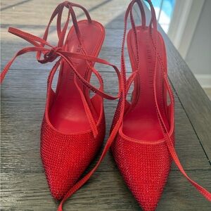 Gianni Bini Sparkling Red Heels
